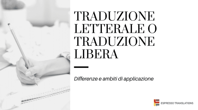 Cosa Significa Traduzione Letterale