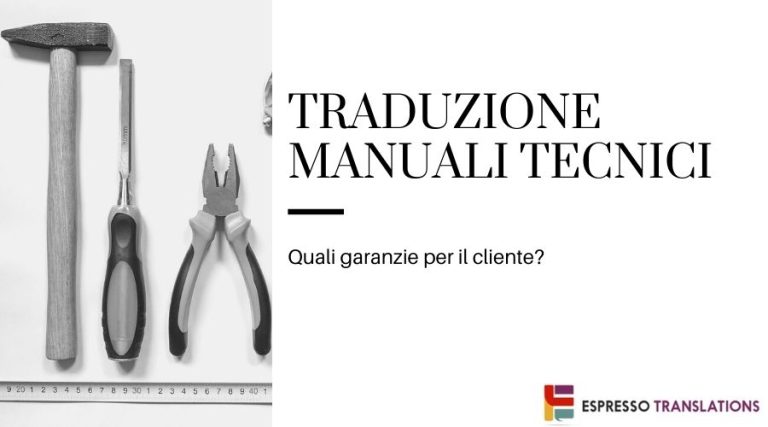 Traduzioni manuali specializzati in italiano di qualità