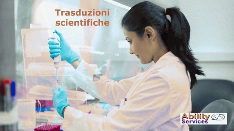 Traduzioni scientifiche esperti in italiano di qualità